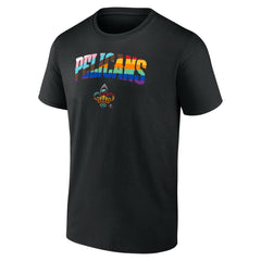 New Orleans Pelicans Logo Pride T-Shirt Black