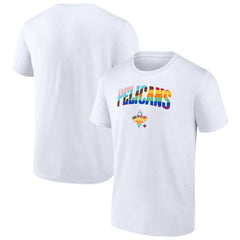 New Orleans Pelicans Pride T-Shirt White