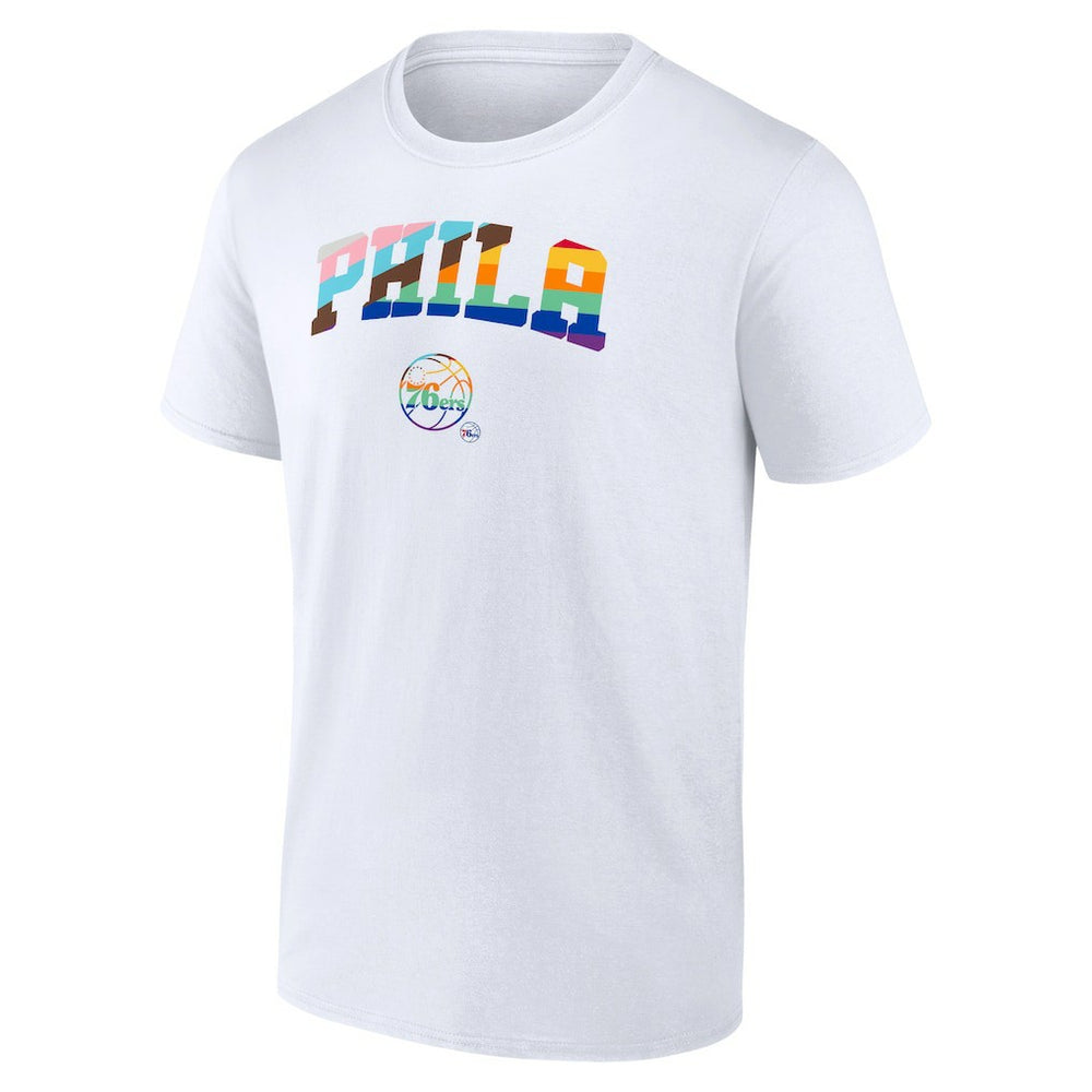 Philadelphia 76ers Pride T-Shirt White