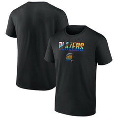 Portland Trail Blazers Pride T-Shirt Black outlet