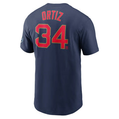 David Ortiz Boston Red Sox Nike Name & Number T-Shirt - Navy T-shirts