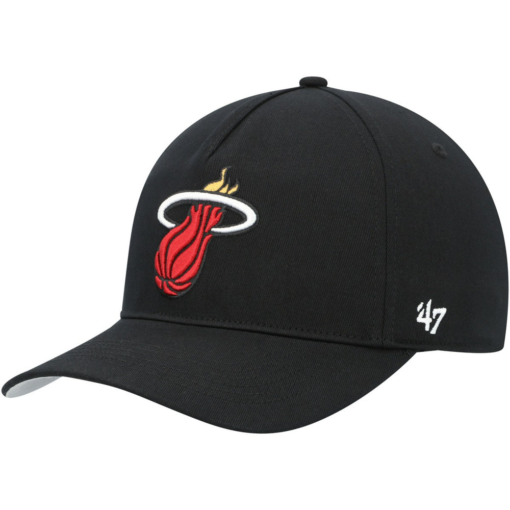 Miami Heat '47 Hitch Snapback Hat Black - 47 brand
