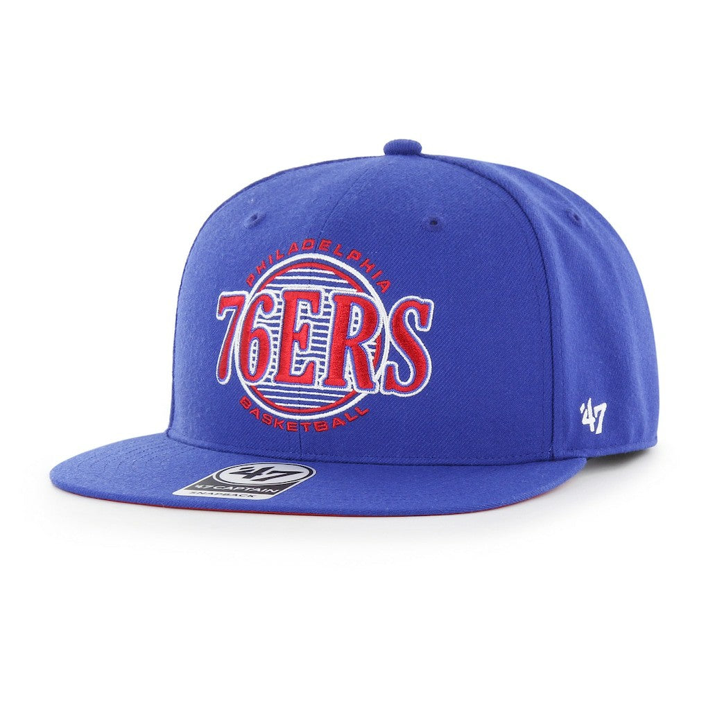 Philadelphia 76ers '47 High Post Captain Snapback Hat Royal - 47 brand