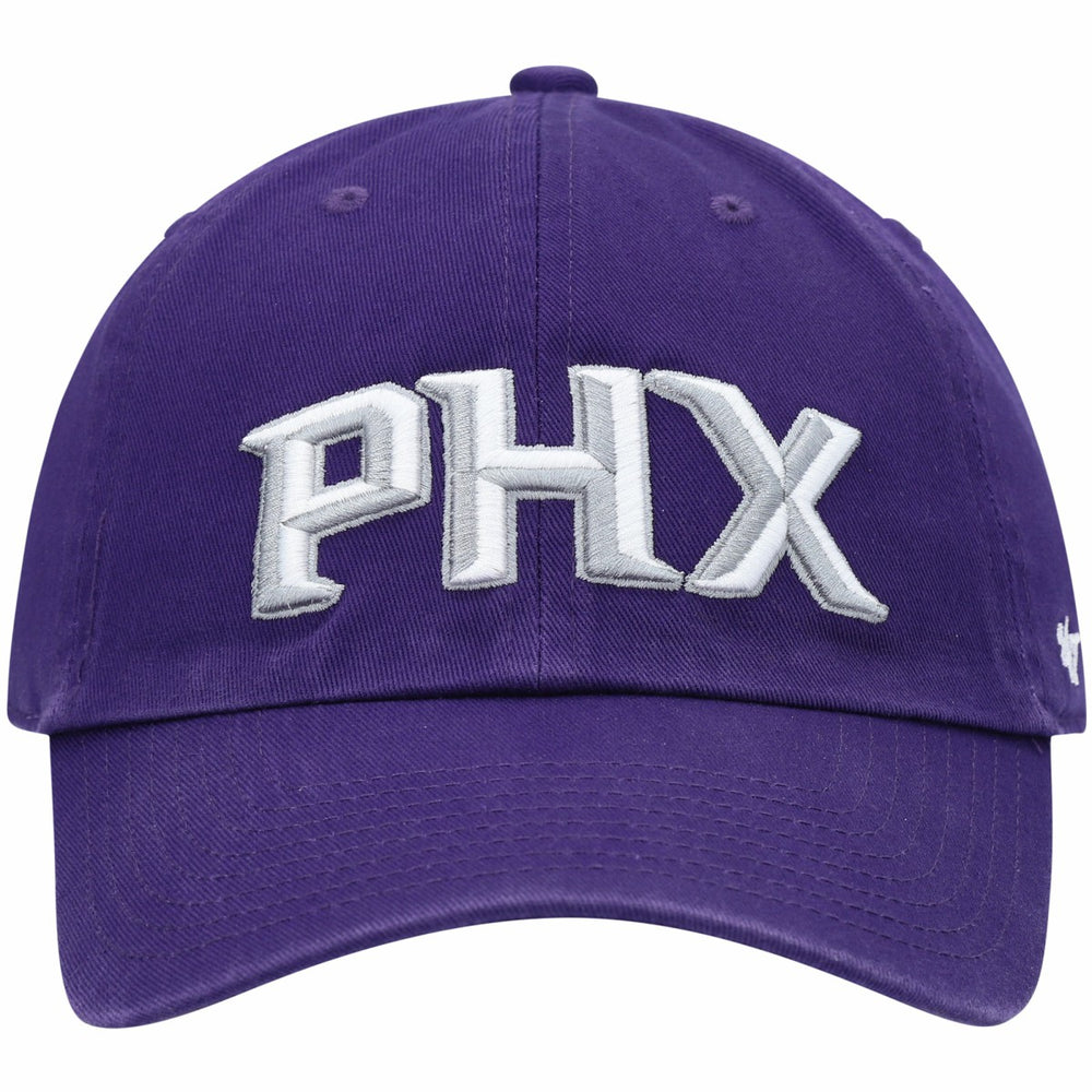 Phoenix Suns '47 Clean Up Wordmark Adjustable Hat Purple - 47 brand