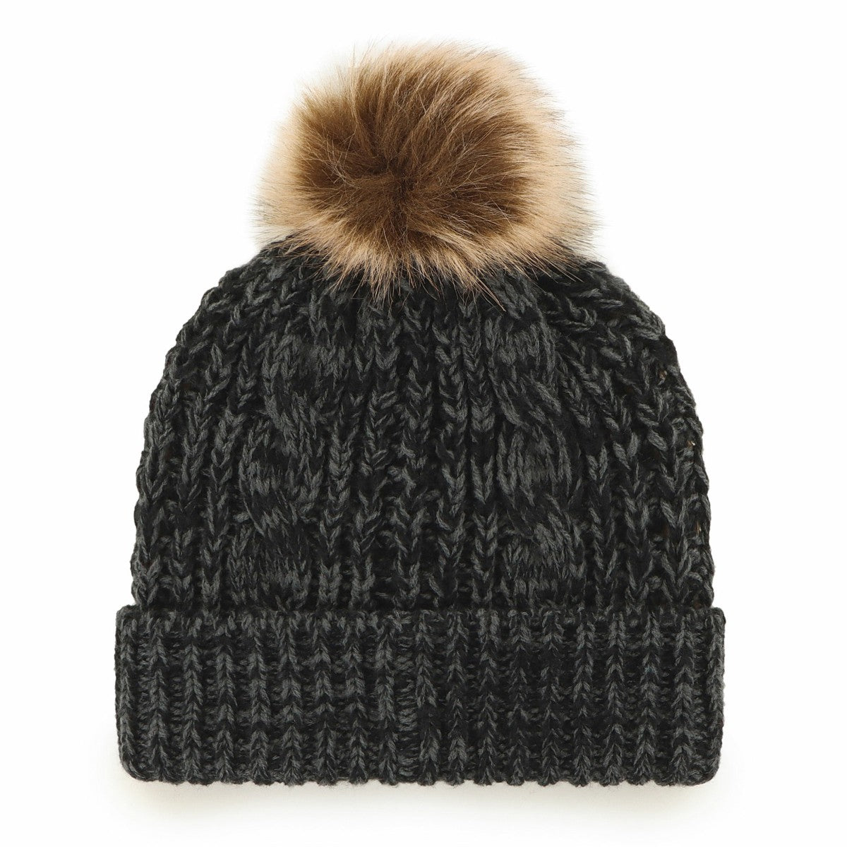 Miami Heat '47 Women's Meeko Cuffed Knit Hat with Pom Black - 47 brand