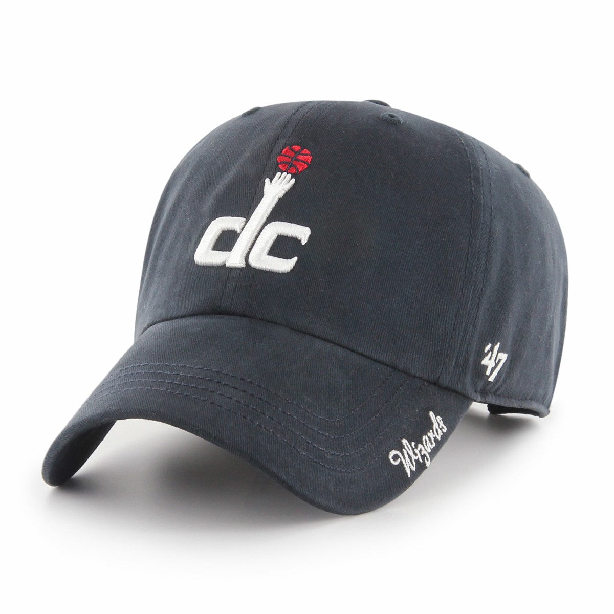 Washington Wizards '47 Women's Miata Clean Up Logo Adjustable Hat Navy - 47 brand outlet