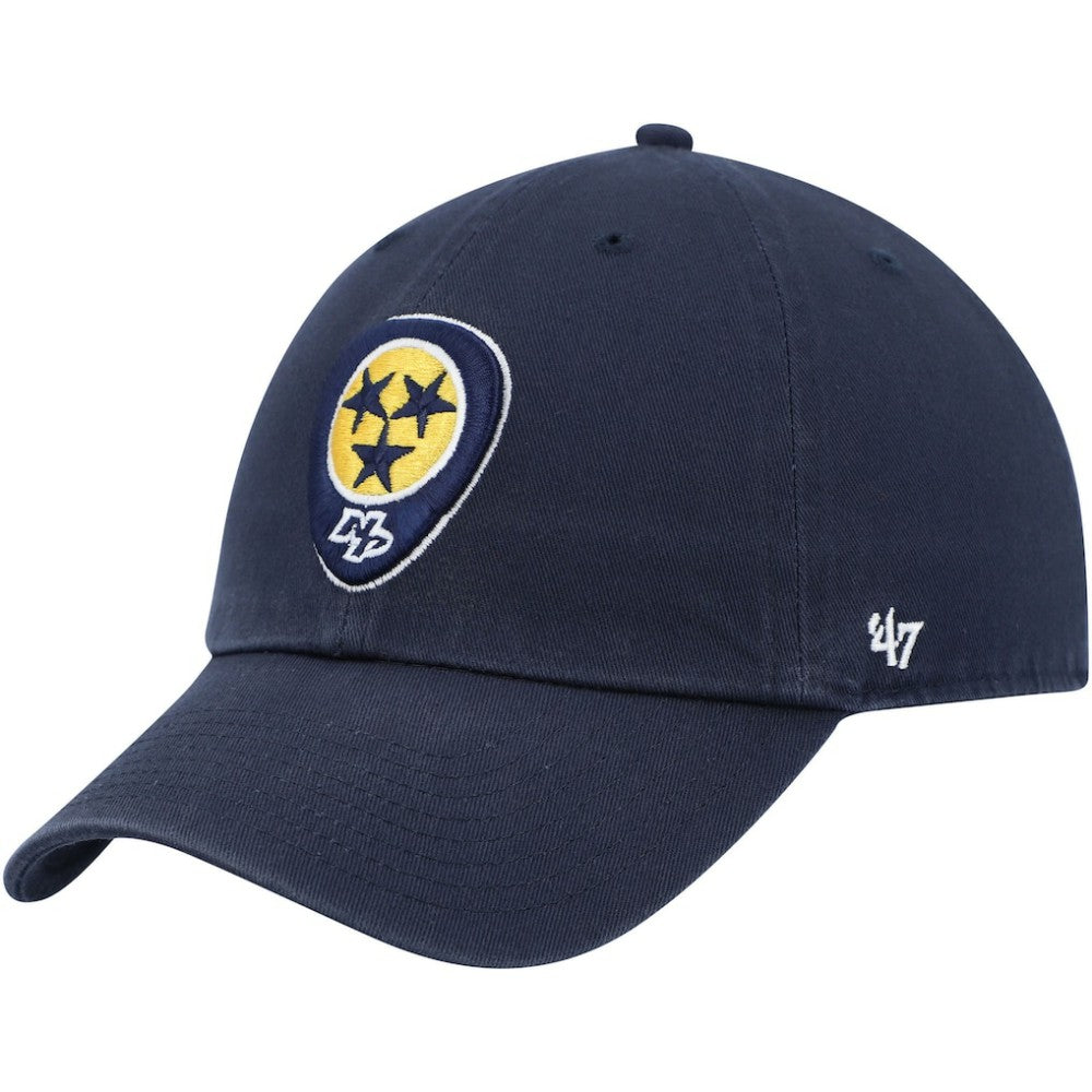 Nashville Predators '47 Logo Clean Up Adjustable Hat - Navy | US 4851512