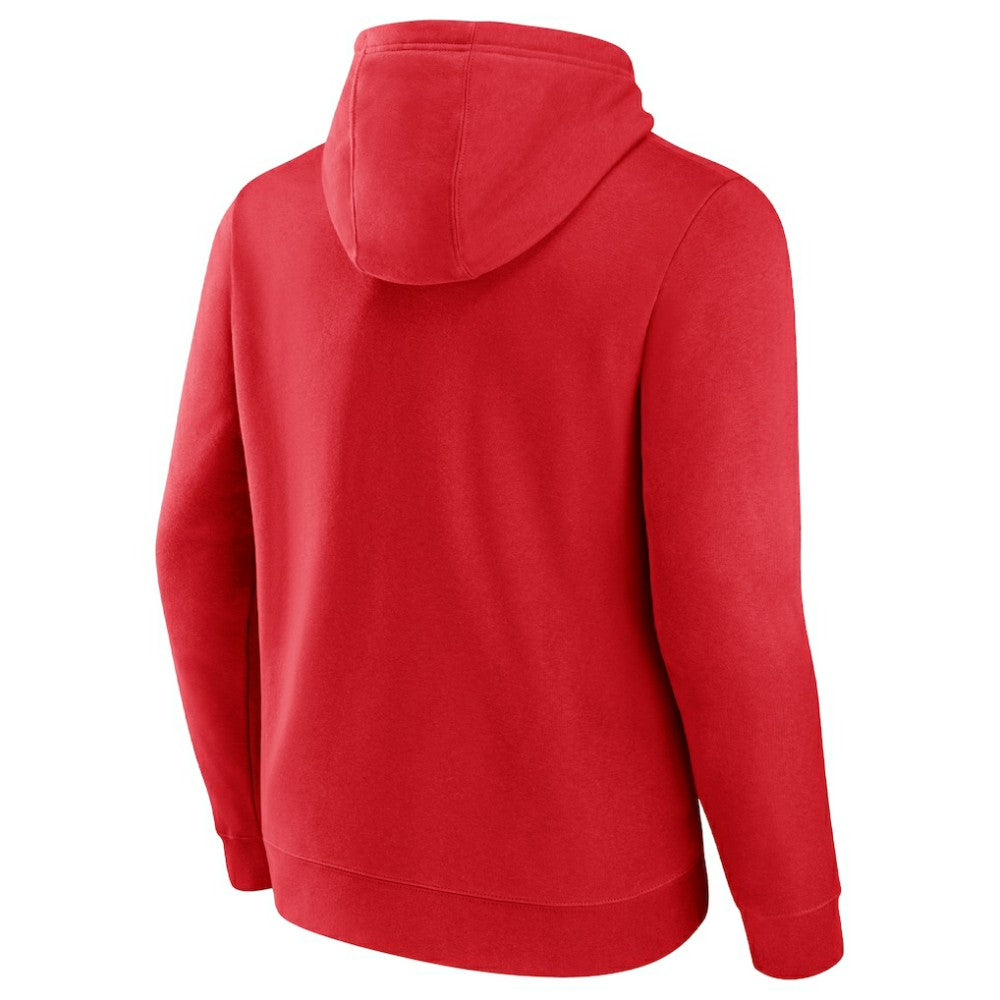 David Ortiz Boston Red Sox Fanatics Big Papi Portrait Fitted Pullover Hoodie - Red Hoodies
