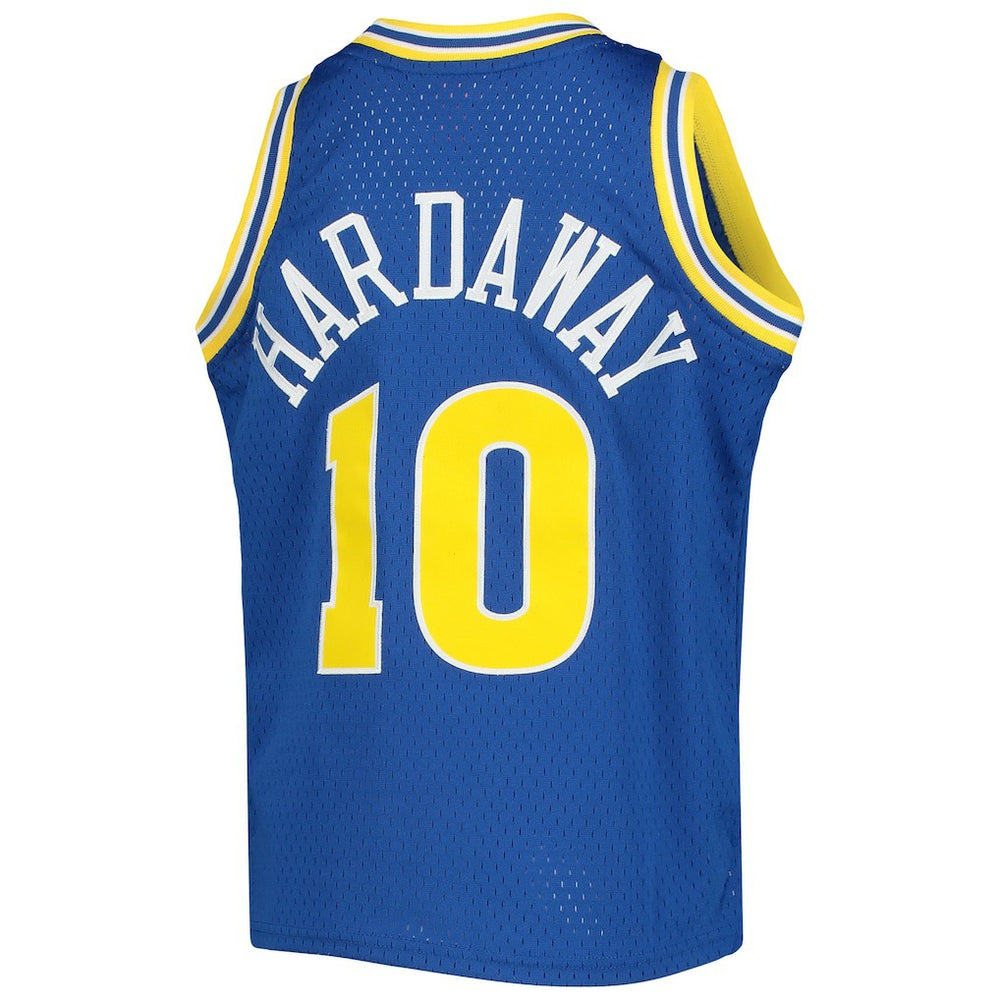 Tim Hardaway Golden State Warriors Youth 1990/91 Hardwood Classics Swingman Jersey Royal - Mitchell & Ness