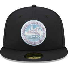 Chicago White Sox New Era 50th Anniversary 1983 MLB All-Star Game Lavender Undervisor 59FIFTY Fitted Hat - Navy Hats