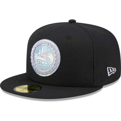 Chicago White Sox New Era 50th Anniversary 1983 MLB All-Star Game Lavender Undervisor 59FIFTY Fitted Hat - Navy Hats