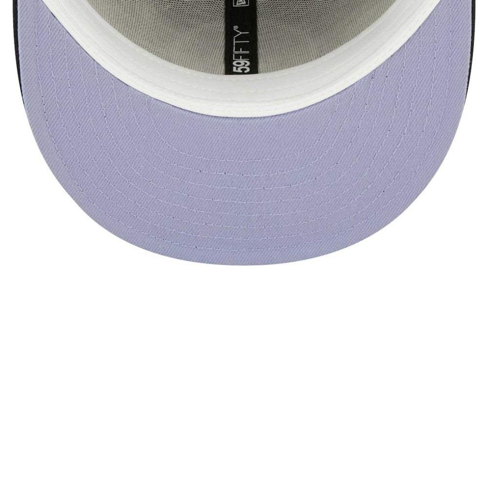 Chicago White Sox New Era 50th Anniversary 1983 MLB All-Star Game Lavender Undervisor 59FIFTY Fitted Hat - Navy Hats