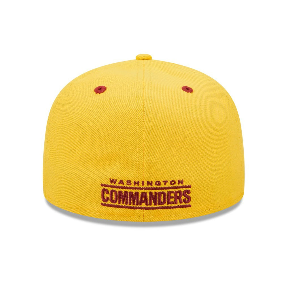Washington Commanders New Era Flipside 2Tone 59FIFTY Fitted Hat - Gold/Burgundy Hats