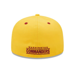 Washington Commanders New Era Flipside 2Tone 59FIFTY Fitted Hat - Gold/Burgundy Hats