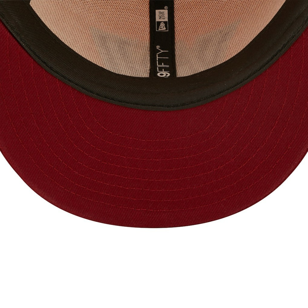 Washington Commanders New Era Flipside 2Tone 59FIFTY Fitted Hat - Gold/Burgundy Hats