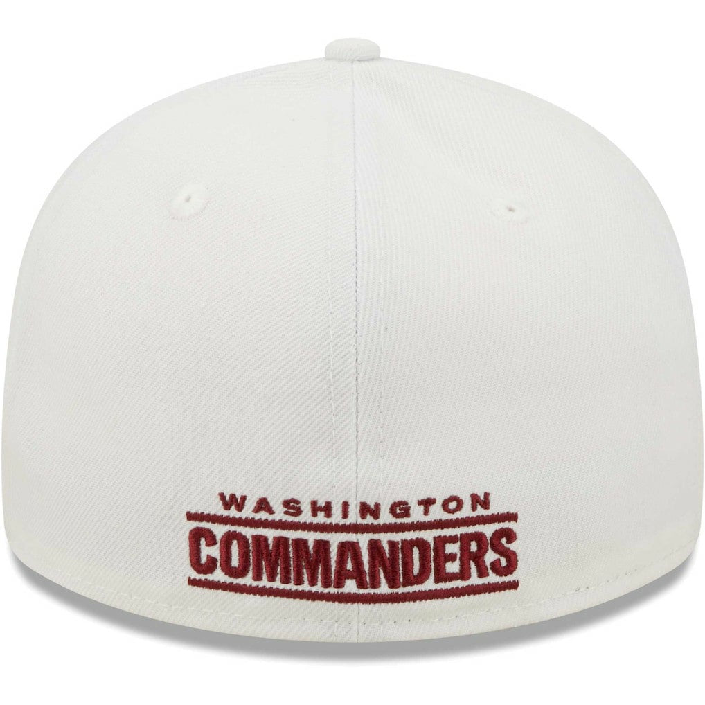 Washington Commanders New Era Omaha Low Profile 59FIFTY Fitted Hat - White Hats