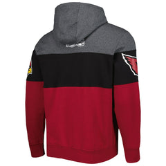Arizona Cardinals Starter Extreme Pullover Hoodie - Heather Charcoal/Cardinal Hoodies