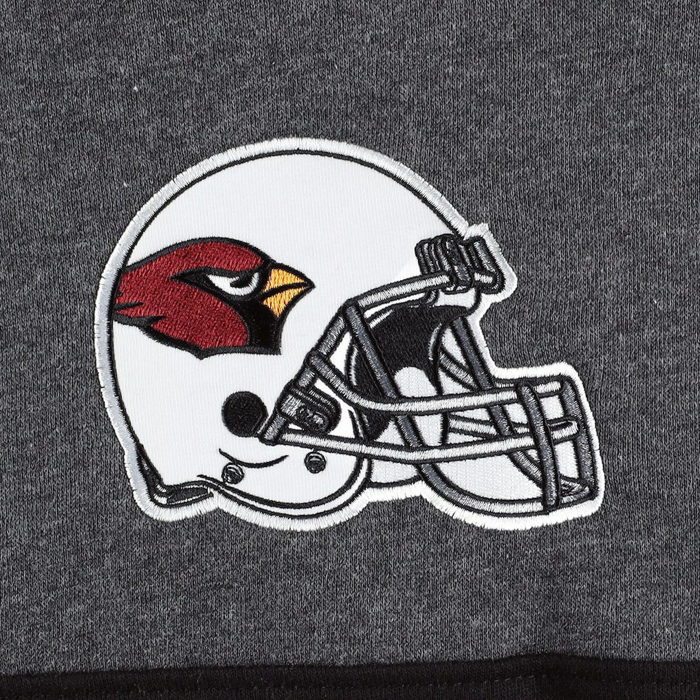 Arizona Cardinals Starter Extreme Pullover Hoodie - Heather Charcoal/Cardinal Hoodies