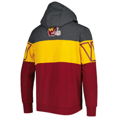 Washington Commanders Starter Extreme Pullover Hoodie - Heather Charcoal/Burgundy Hoodies