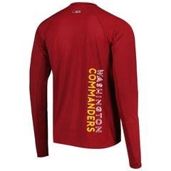 Washington Commanders MSX by Michael Strahan Interval Long Sleeve Raglan T-Shirt - Burgundy T-shirts