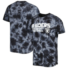 Las Vegas Raiders MSX by Michael Strahan Recovery Tie-Dye T-Shirt - Black T-shirts