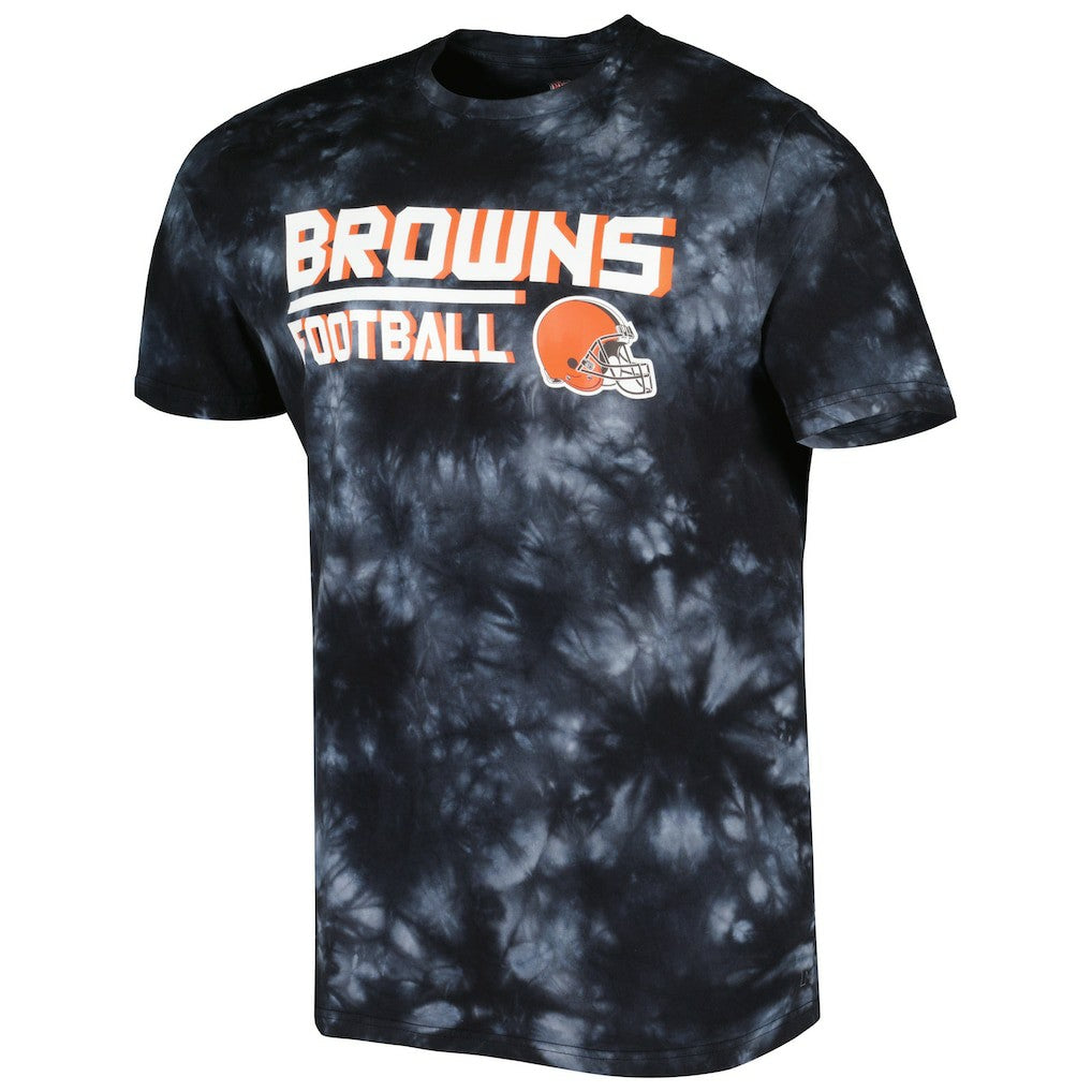Cleveland Browns MSX by Michael Strahan Recovery Tie-Dye T-Shirt - Black T-shirts