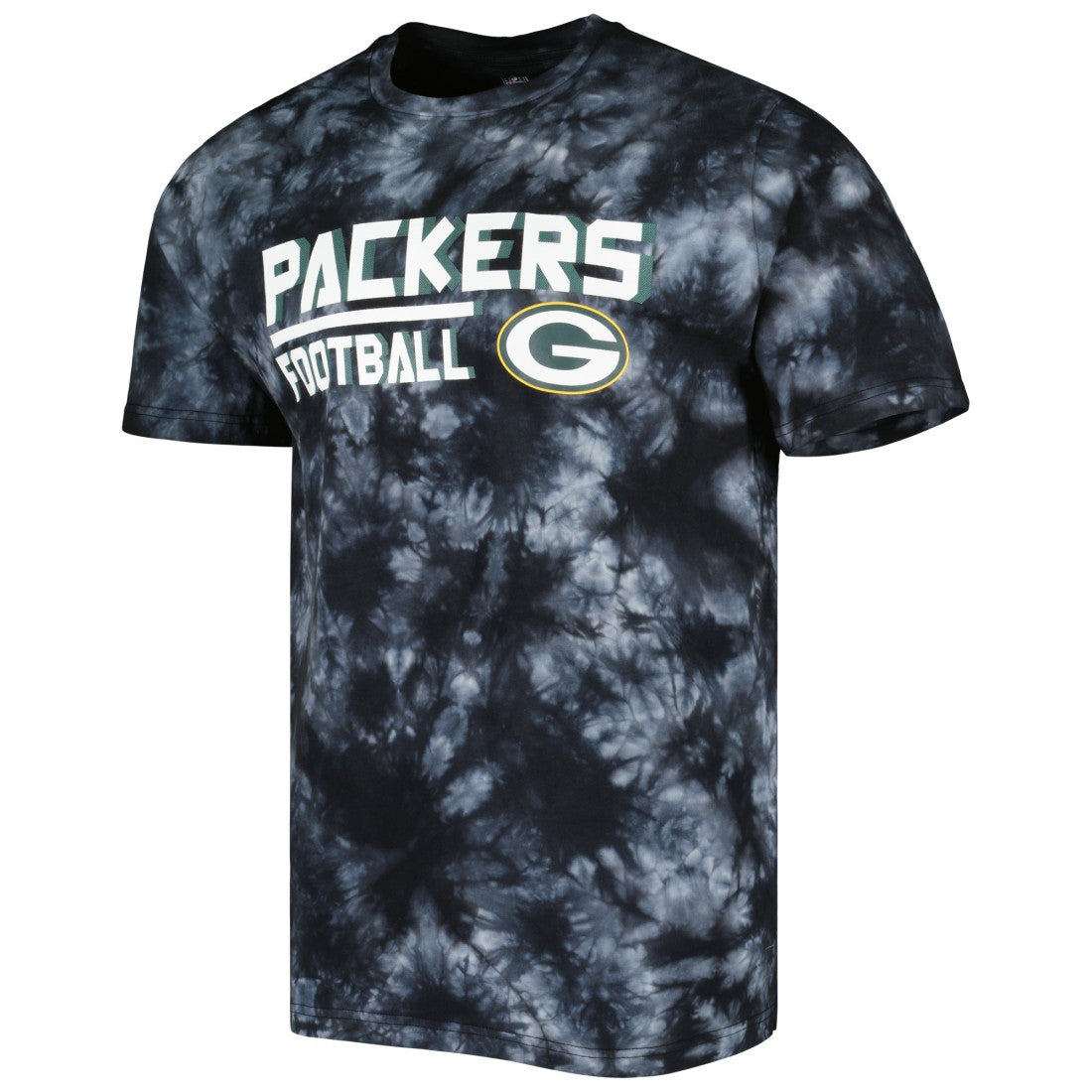 Green Bay Packers MSX by Michael Strahan Recovery Tie-Dye T-Shirt - Black T-shirts