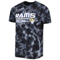 Los Angeles Rams MSX by Michael Strahan Recovery Tie-Dye T-Shirt - Black T-shirts