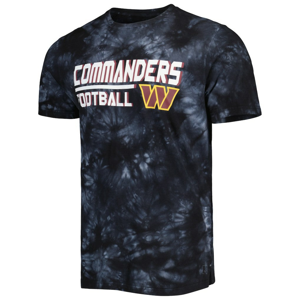 Washington Commanders MSX by Michael Strahan Recovery Tie-Dye T-Shirt - Black T-shirts