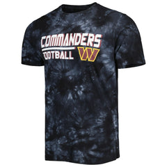 Washington Commanders MSX by Michael Strahan Recovery Tie-Dye T-Shirt - Black T-shirts