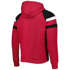 Arizona Cardinals Starter Draft Fleece Raglan Pullover Hoodie - Cardinal Hoodies
