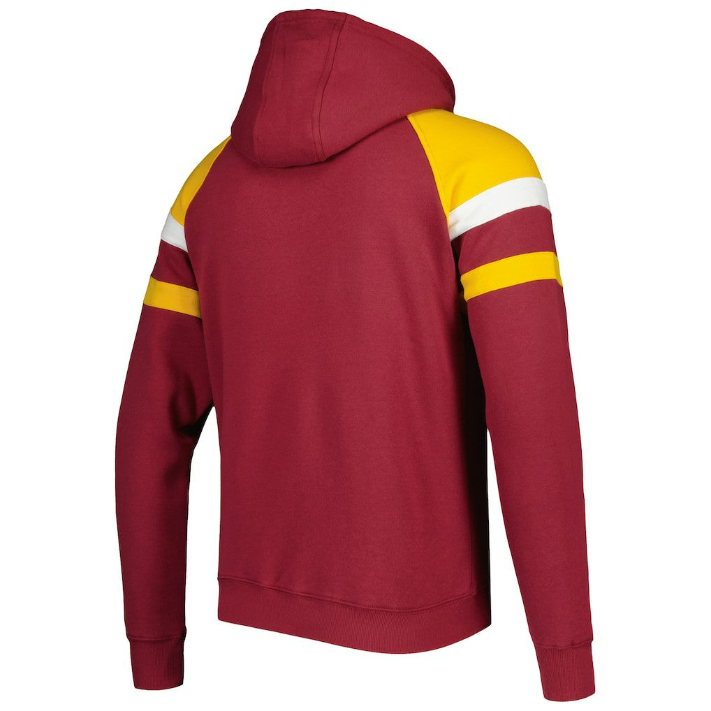 Washington Commanders Starter Draft Fleece Raglan Pullover Hoodie - Burgundy Hoodies
