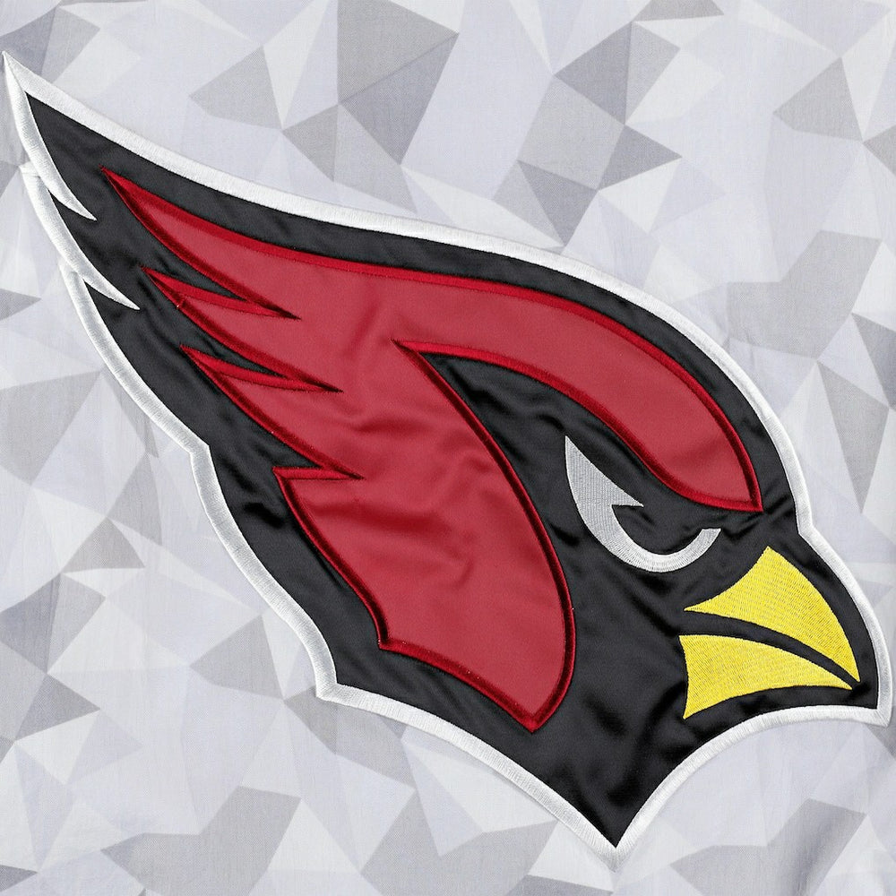 Arizona Cardinals Starter Thursday Night Gridiron Raglan Half-Zip Hooded Jacket - White/Cardinal Jackets