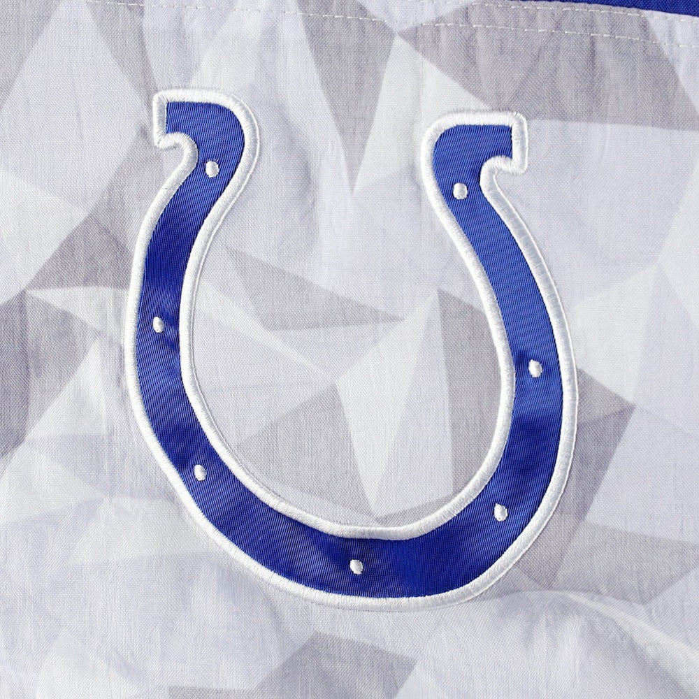 Indianapolis Colts Starter Thursday Night Gridiron Raglan Half-Zip Hooded Jacket - White/Royal Jackets