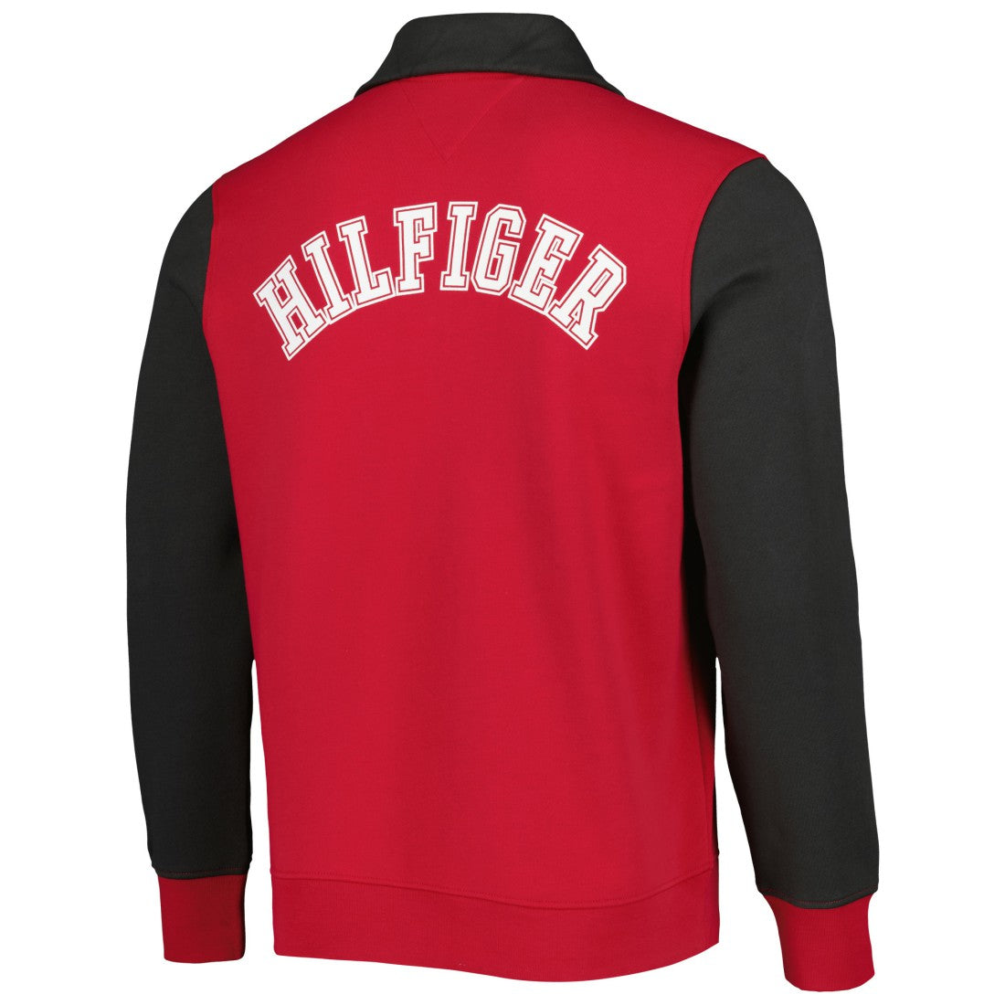 Tampa Bay Buccaneers Tommy Hilfiger Aiden Quarter-Zip Sweatshirt - Red/Pewter Sweatshirts