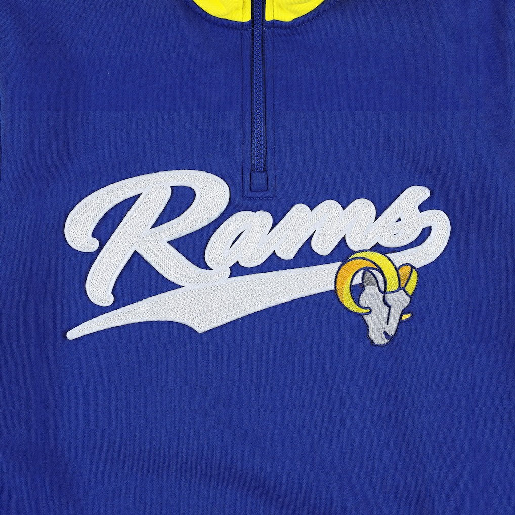 Los Angeles Rams Tommy Hilfiger Aiden Quarter-Zip Sweatshirt - Royal/Gold Sweatshirts