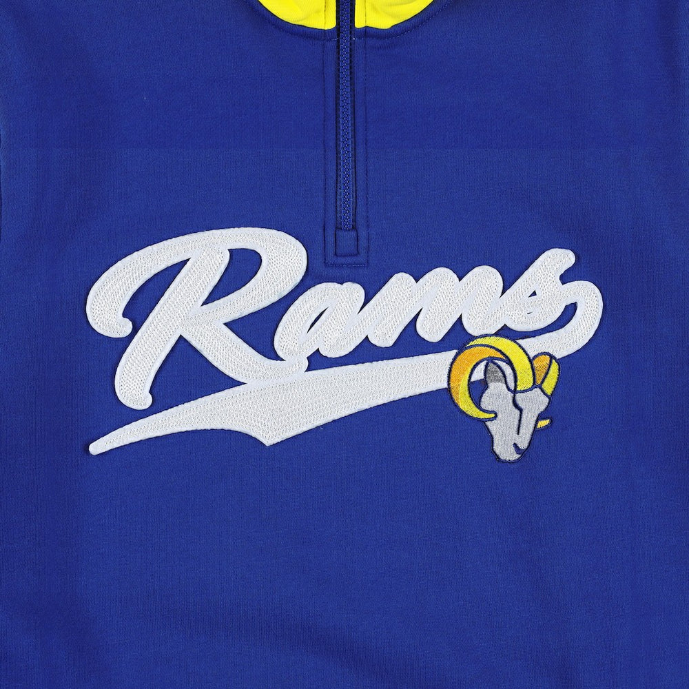 Los Angeles Rams Tommy Hilfiger Aiden Quarter-Zip Sweatshirt - Royal/Gold Sweatshirts