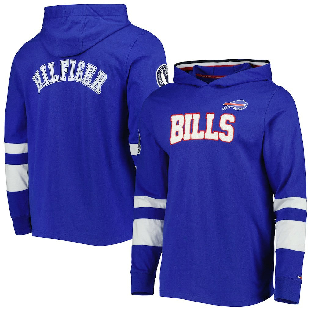 Buffalo Bills Tommy Hilfiger Alex Long Sleeve Hoodie T-Shirt - Royal/White Hoodies