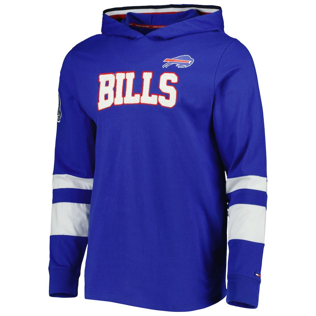 Buffalo Bills Tommy Hilfiger Alex Long Sleeve Hoodie T-Shirt - Royal/White Hoodies