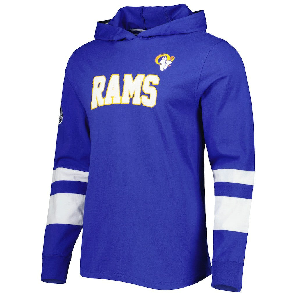 Los Angeles Rams Tommy Hilfiger Alex Long Sleeve Hoodie T-Shirt - Royal/White Hoodies