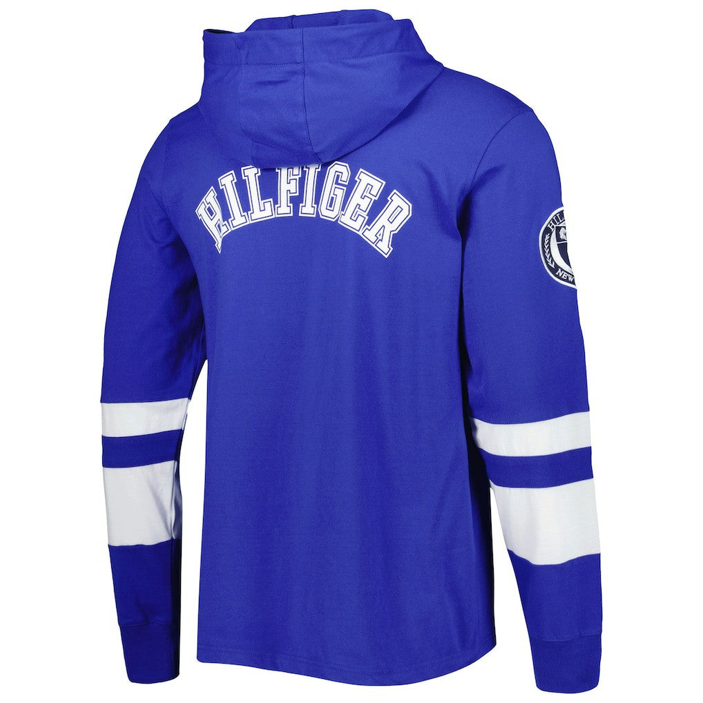 Los Angeles Rams Tommy Hilfiger Alex Long Sleeve Hoodie T-Shirt - Royal/White Hoodies