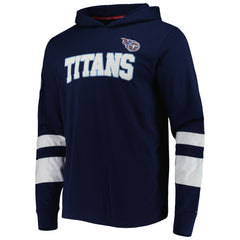 Tennessee Titans Tommy Hilfiger Alex Long Sleeve Hoodie T-Shirt - Navy/White Hoodies