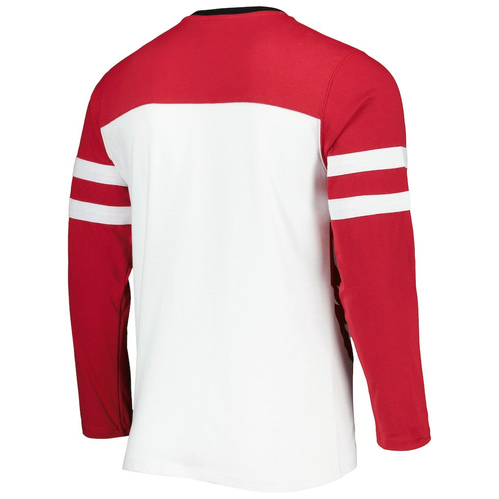 Arizona Cardinals Starter Halftime Long Sleeve T-Shirt - Cardinal/White T-shirts