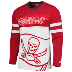 Tampa Bay Buccaneers Starter Halftime Long Sleeve T-Shirt - Red/White T-shirts