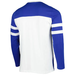 Indianapolis Colts Starter Halftime Long Sleeve T-Shirt - Royal/White T-shirts