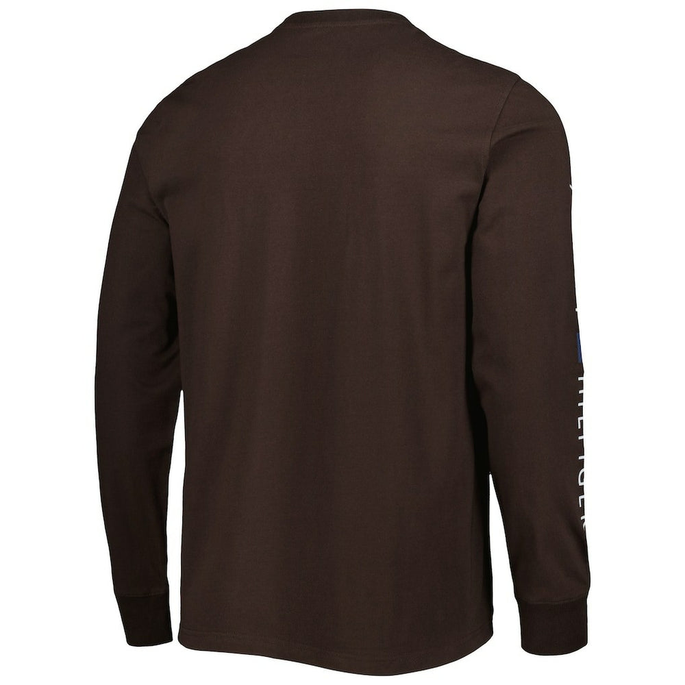 Cleveland Browns Tommy Hilfiger Peter Team Long Sleeve T-Shirt - Brown T-shirts