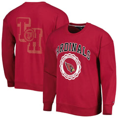 Arizona Cardinals Tommy Hilfiger Ronald Crew Sweatshirt - Cardinal Sweatshirts