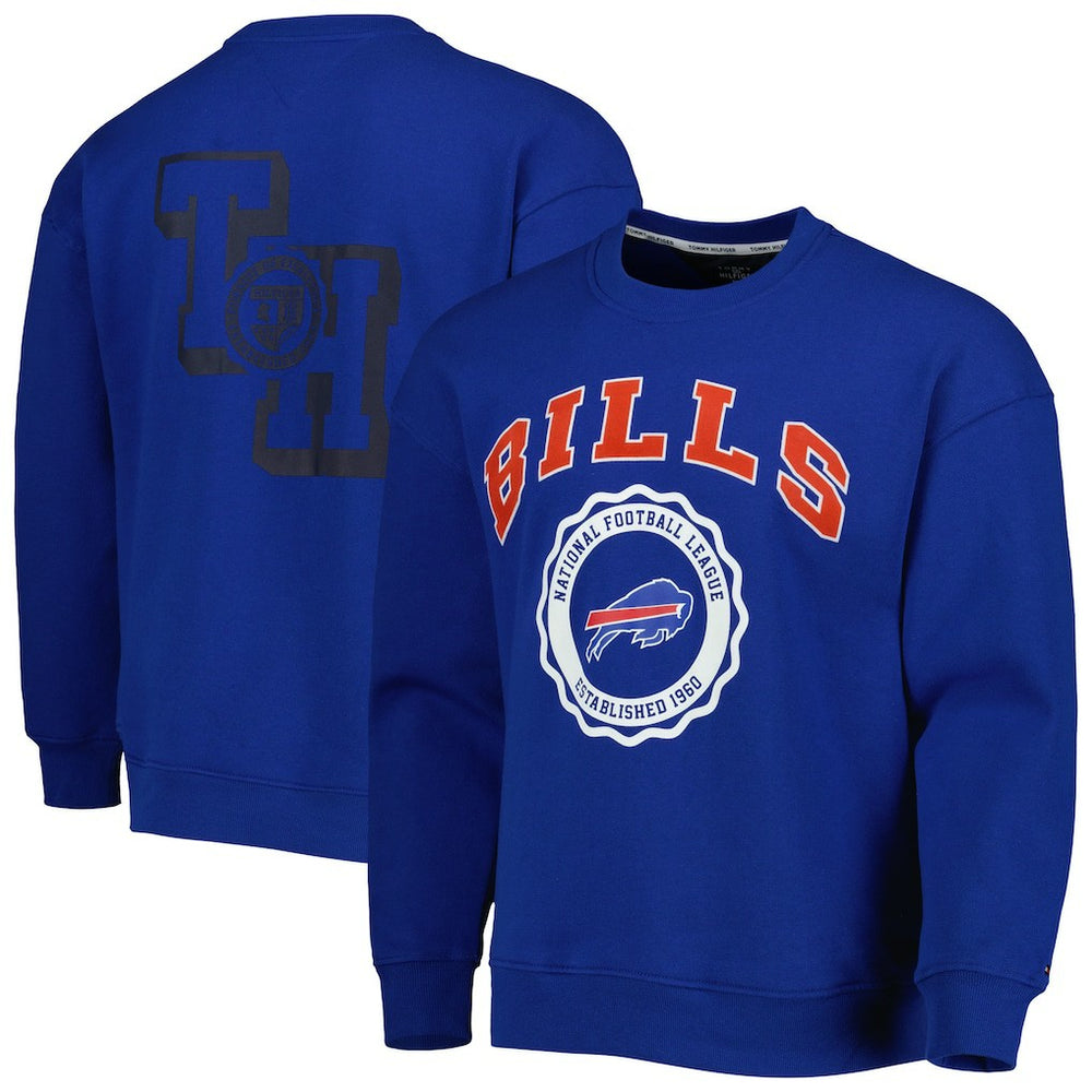 Buffalo Bills Tommy Hilfiger Ronald Crew Sweatshirt - Royal Sweatshirts
