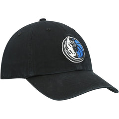 Dallas Mavericks '47 Core Logo Clean Up Adjustable Hat Black - 47 brand outlet