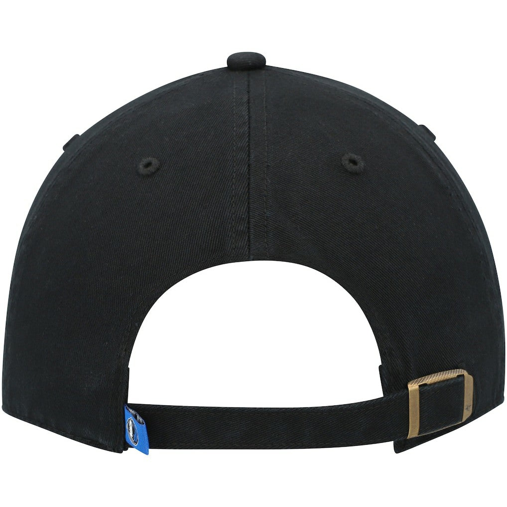 Dallas Mavericks '47 Core Logo Clean Up Adjustable Hat Black - 47 brand outlet